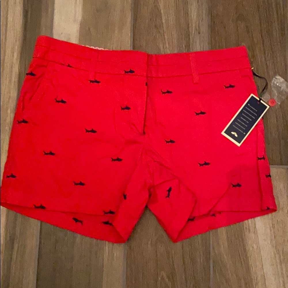 Fish motif shorts
